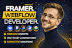 design webflow website develop framer website, figma to webflow framer design