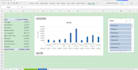 build pivot tables and graphs to summarize large datasets
