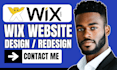 design wix website redesign wix website revamp wix site clone migrate wix site