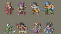 pixel game art pixel art character pixel art animation sprite sheet, tilesets