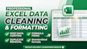 professional excel data entry data cleaning excel dashboard