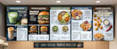 design creative restaurant menu, digital menu, food menu design