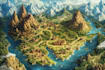 do fantasy map design
