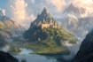 design amazing fantasy landscape