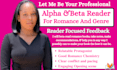 be your romance beta reader, horror beta reader, beta reader, double beta reader