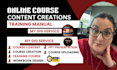 create course creation mater class curriculum syllabus elearning course machine