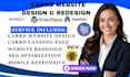 design carrd website, redesign carrd website, carrd landing page, carrd co