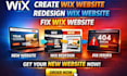 create wix website redesign wix website fix wix website new website