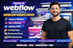 design webflow website figma to webflow webflow landing page expert