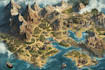 draw fantasy map or ship illustration