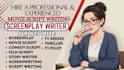 write movie script writing screenplay feature film script tv script writer