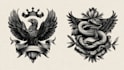 create custom traditional tattoo logo designs
