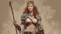 draw fantasy female, dnd illustration