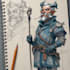 draw fantasy female, dnd illustration