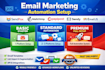 setup sendfox mailchimp pepipost sendy emailjs ongage automation template design