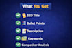 create SEO optimized amazon, flipkart and shopify product listings