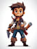 draw 2d game character or 2d game character