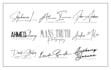 create a scripted, cursive, handwritten, signature logo
