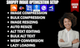 setup shopify image optimization tinyimg crush pics pixc hextom booster avada