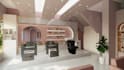 design modern  3d interior for beauty salon, barber shop, clinic, spa,nail salon