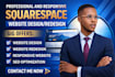 build squarespace website design and redesign squarespace website development