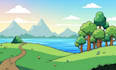 design stunning 2d game background and custom game assets