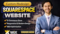 build custom squarespace website design, redesign squarespace ecommerce website