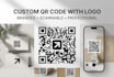 create custom qr code with logo, branded and scannable qr code design