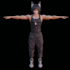 create custom vrchat avatar, anime, furry, vtuber model with rigging and toggles