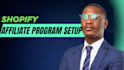 setup shopify store affiliate marketing program cj goaffpro uppromote refersion