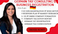 do german vat registration, company registration, ug gmbh