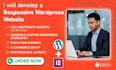 develop a responsive wordpress website
