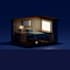 create a stylized isometric 3d room or environment