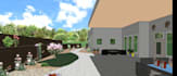 design front yard backyard landscape in 2d 3d