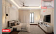 create realistic bedroom interior design