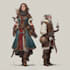 draw fantasy female, dnd illustration