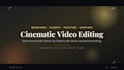 create a cinematic wedding and event highlight video with music