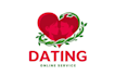 create creative and good looking dating logo design