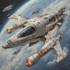 sci fi art and spaceship design