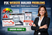 fix website builder problems including speed SEO mobile layout checko