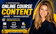 create engaging online course content, ebooks, and training modules