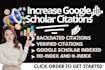 increase backdated citations to your articles add google scholar citations