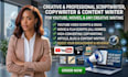 be a youtube scriptwriter, copywriter, content writers for any creative writing