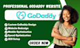 design professional godaddy airo website godaddy website builder godaddy website