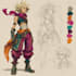 do a professional character design and concept art