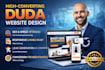 develop a modern duda website with responsive design and lead generation