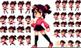 create pixel art character sprite sheet pixel animation 2d game assets design