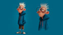 design 2d cartoon character