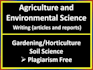 do research based environmental sciences related tasks