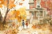 design a watercolor illustration